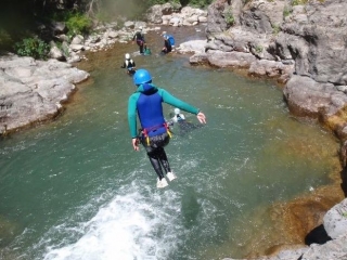 Canyoning en groupe